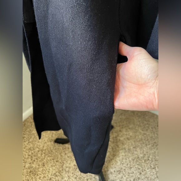 NWOT Zara navy knit coat size small - Picture 8 of 11